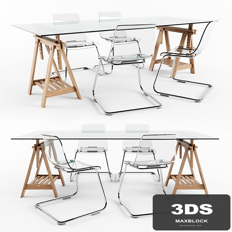 Ikea Finnvard Table With Tobias Chair
