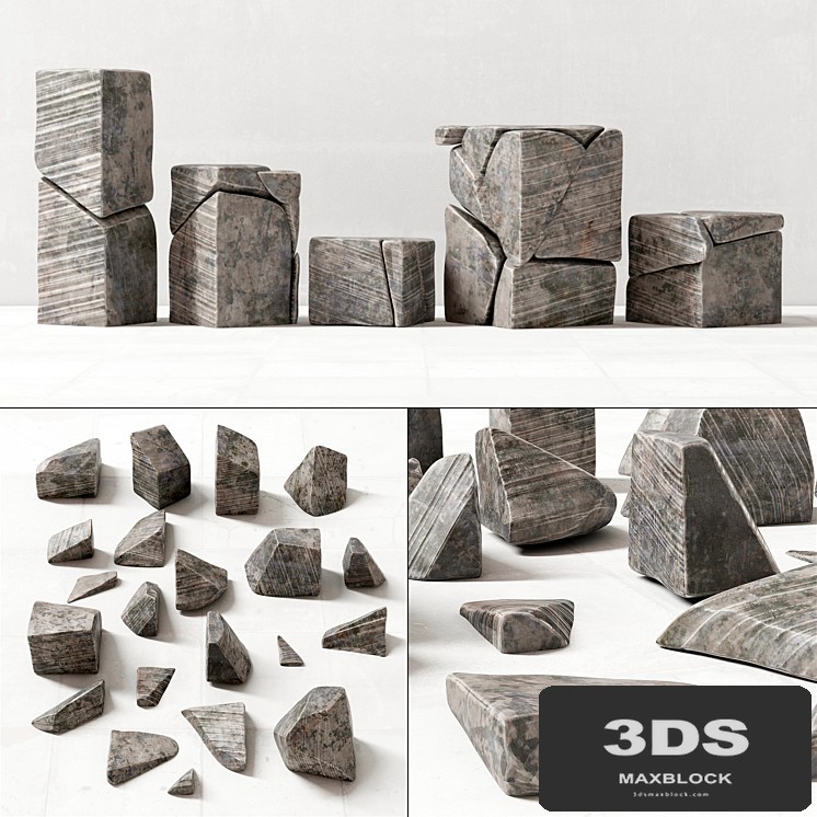 Stone decor splinters / Stone splinter decor
