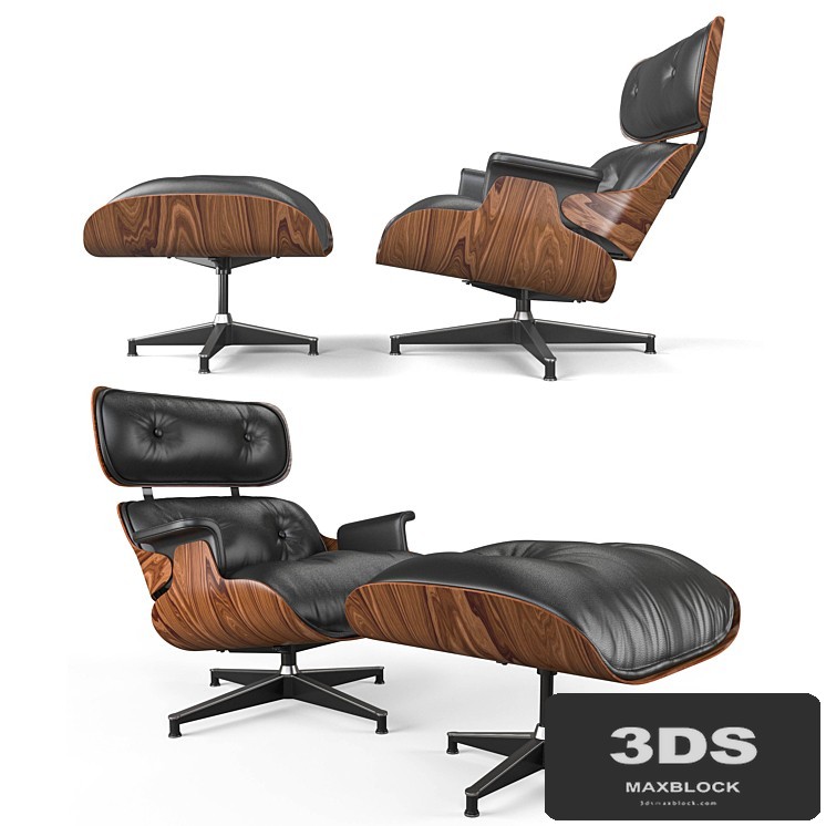 eames lounge chair & ottoman
