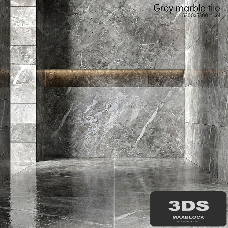 Gray marble tiles 2