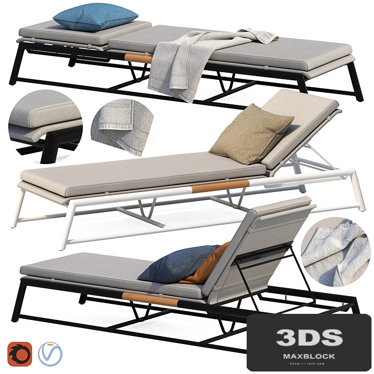 Globewest Antigue Sunbed