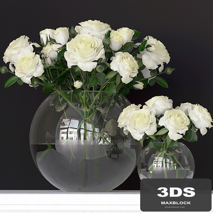 A bouquet of flowers in a vase 34