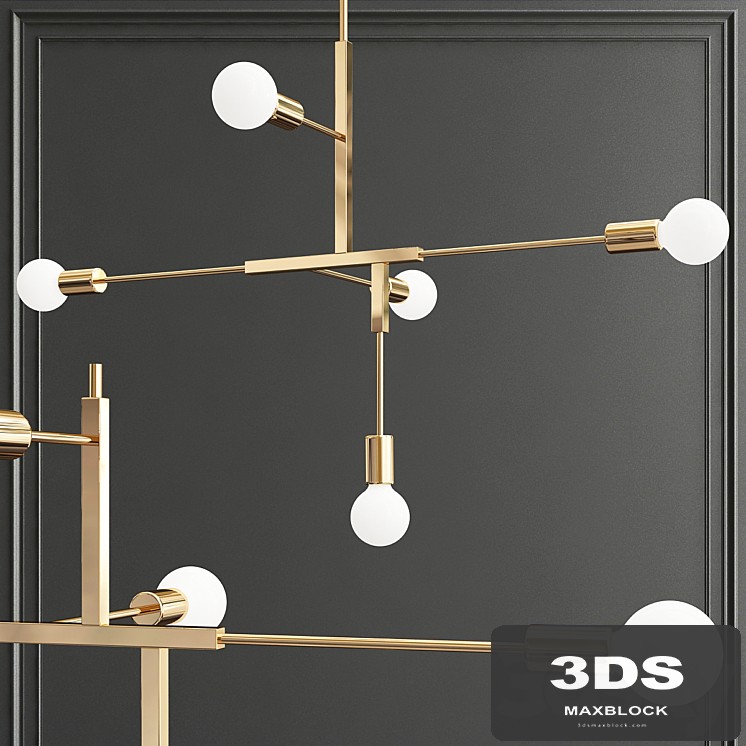 Lambert Fils studio Cliff Suspension lamp