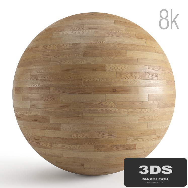 Seamless texture of oak parquet. PBR 8k
