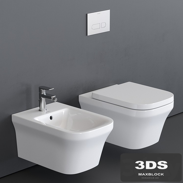 Duravit P3 Comforts Wall-hung WC