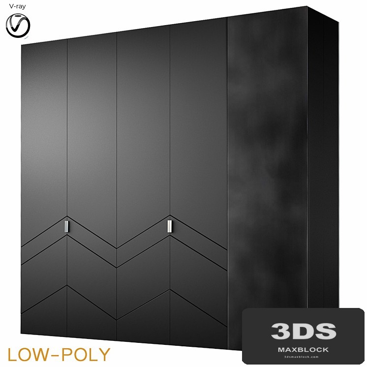 Archemy designs wardrobe (low poly)