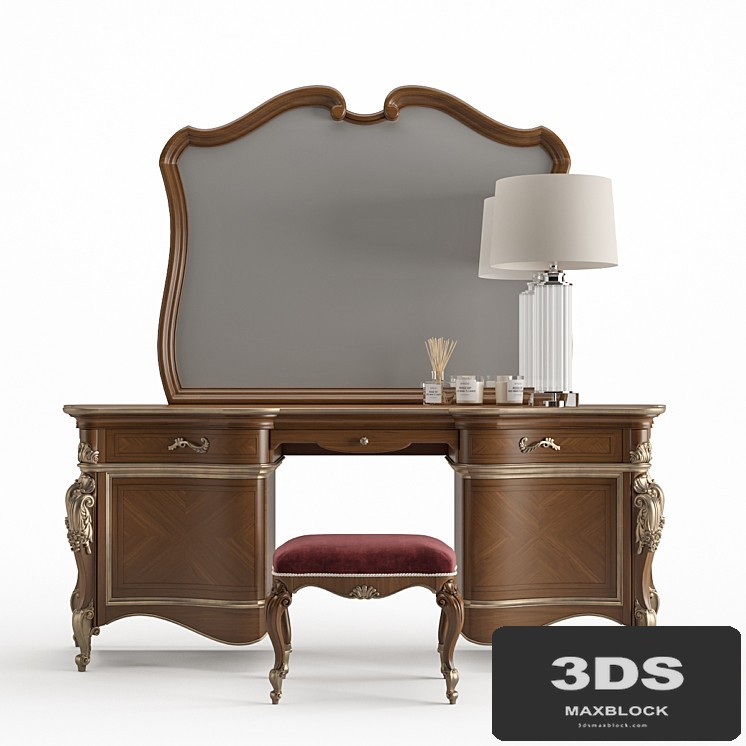 Dressing table Arve Style Luigi_XXI with pouf