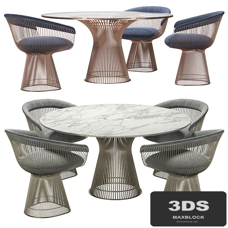 Knoll - Platner Dining Table & Chair