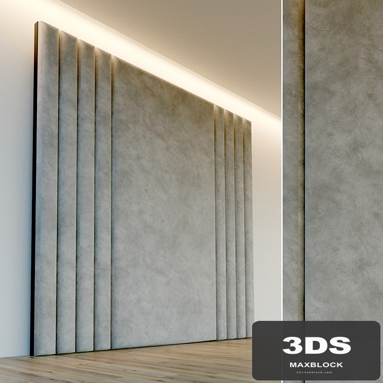 Decorative wall. Soft panel. 71