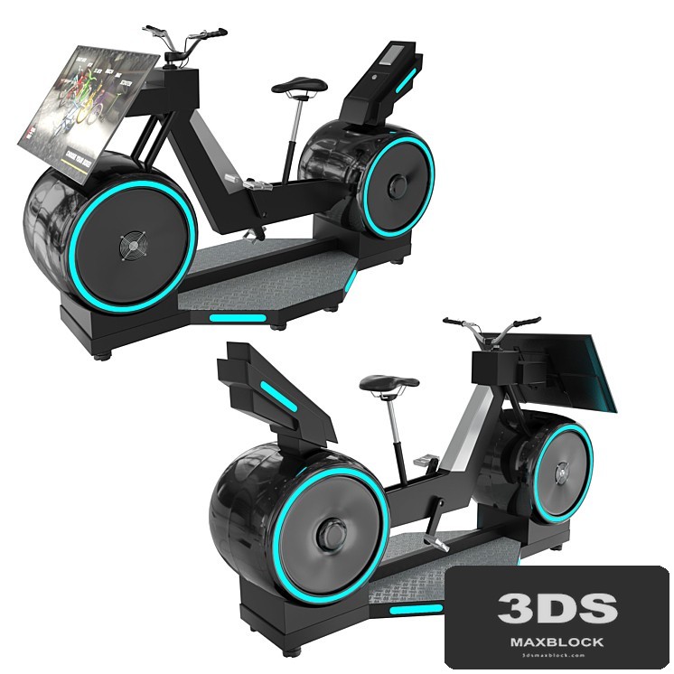 High Profit Vr Bike Arcade Game Machine 9d Bicycle Simulator