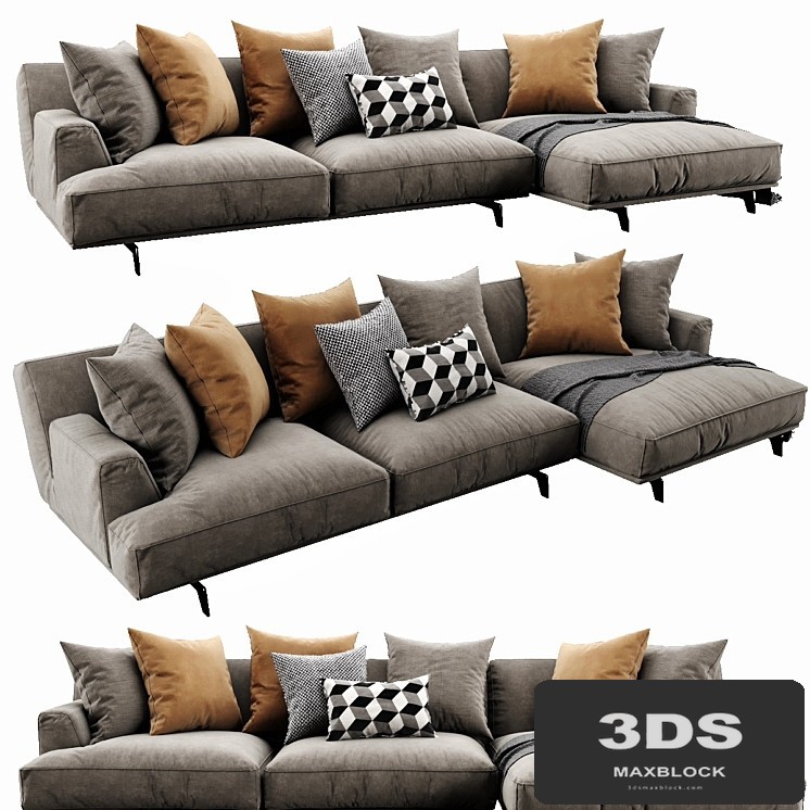 Poliform Tribeca Chaise Lounge