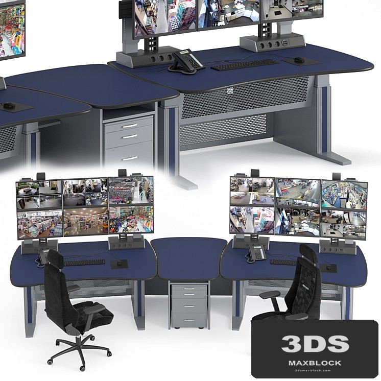 Vertiv Knurr Ergocon dispatch desk and console