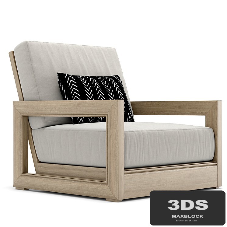 RH Outdoor Costa armchair