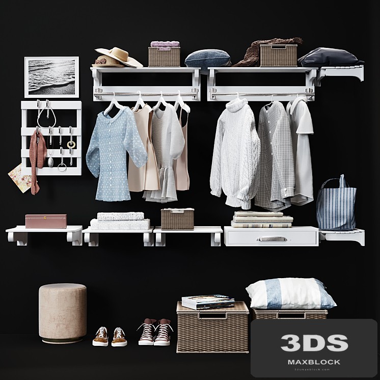 Hallway Pottery Barn Declan Closet Accessories