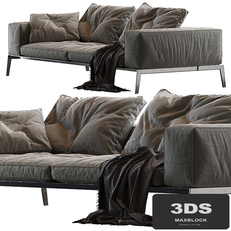 Lifesteel Flexform Sofa Fabric