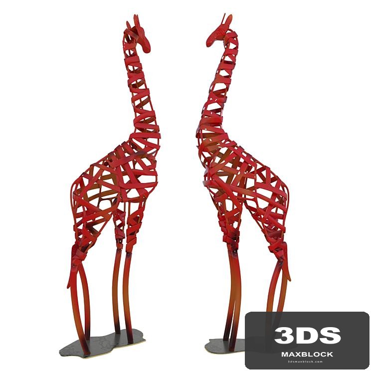 Decorative figurine giraffe