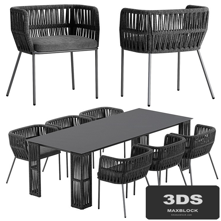 Talenti cliff dining set