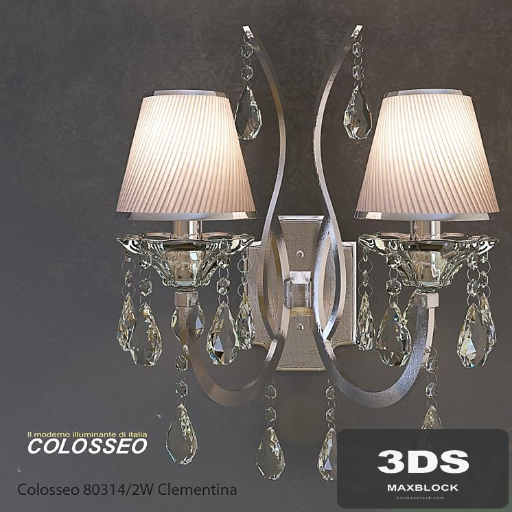 Sconce Crystal COLOSSEO 80314 / 2W CLEMENTINA Chrome