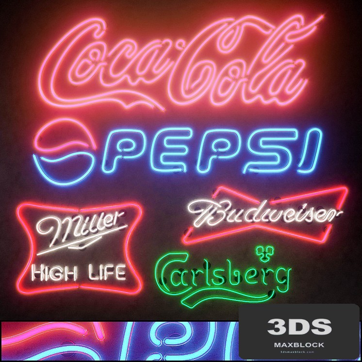 Light modules. Set 15. Neon