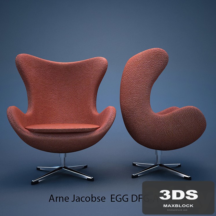 Design armchair EGG DFG-A13 Arne Jacobsen
