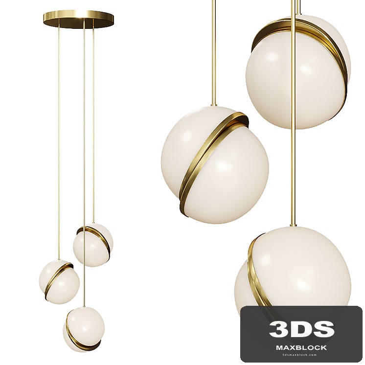 Lee Broom MINI CRESCENT CEILING LIGHT 3 piece