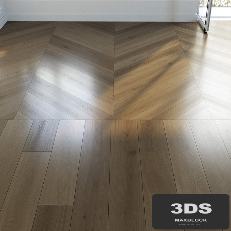 Parquet set 03 / Natural Oak / 2 types