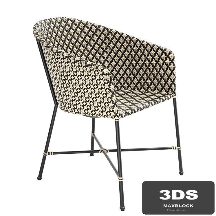 Cb2 Brava Dining-Lounge Gray Wicker Chair
