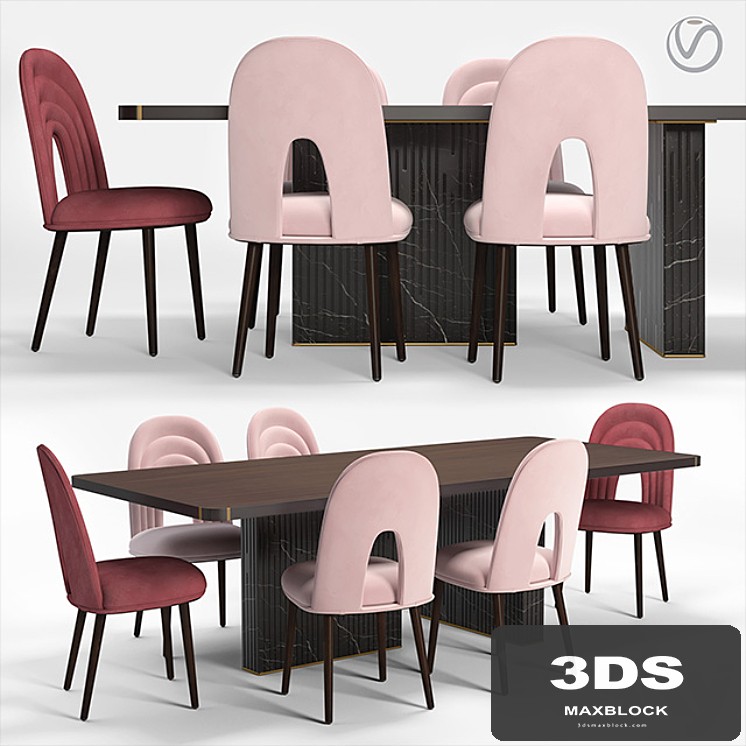 Paolo Castelli Echo chair & Nettuno table