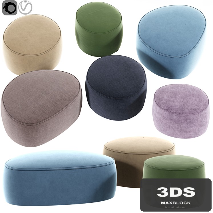 Rocks Poufs 02