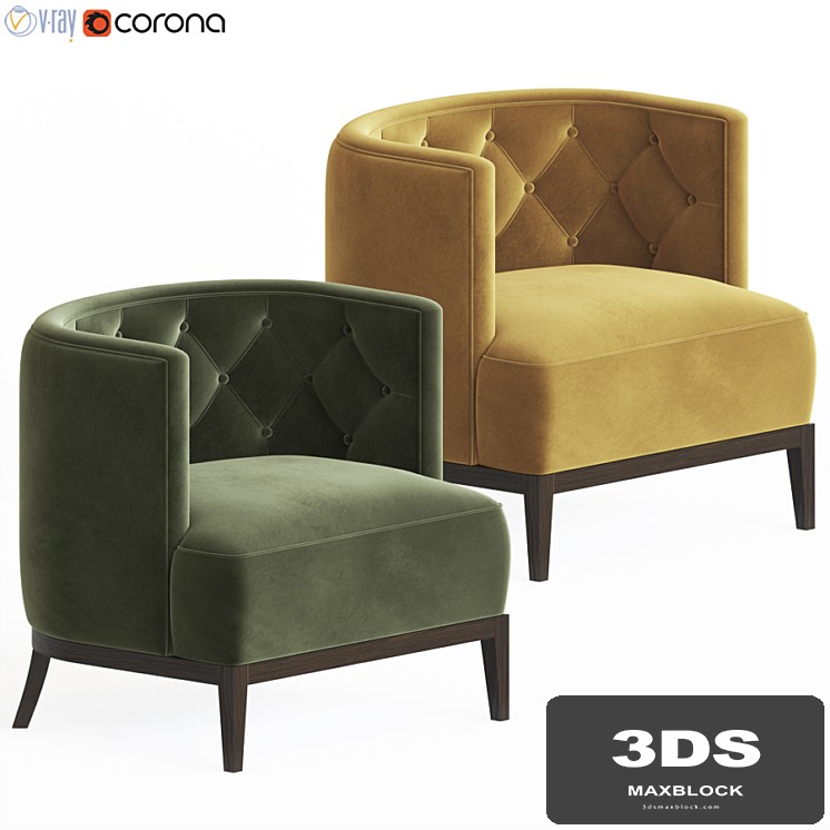 Bourbon Armchair Brabbu