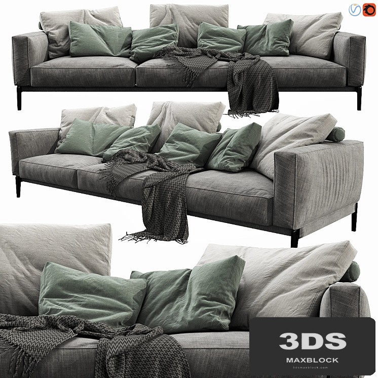 Flexform Romeo 3 Seater