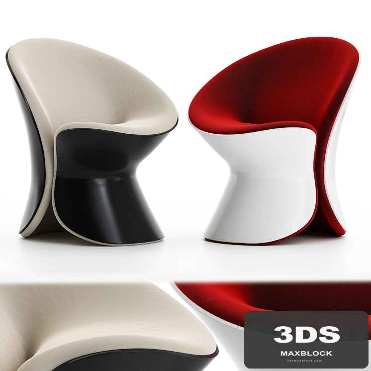 Futuristic furniture armchair
