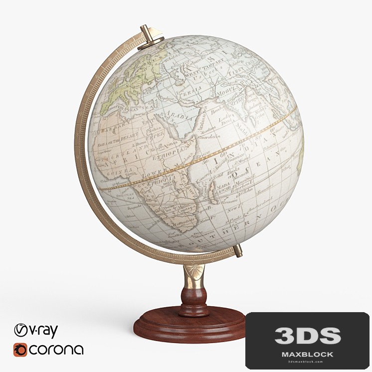 Vintage globe