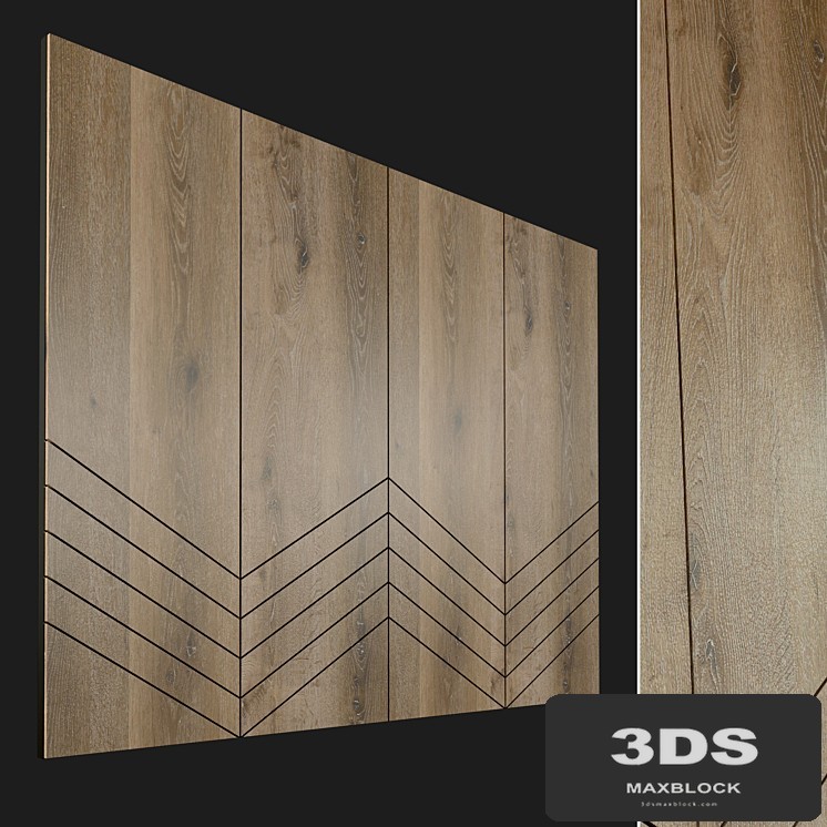 Wall panel made of wood. Decorative wall. 95