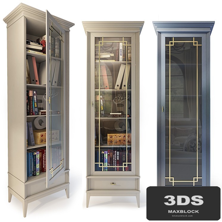 Wardrobe / Showcase Manhattan. Showcase / bookcase