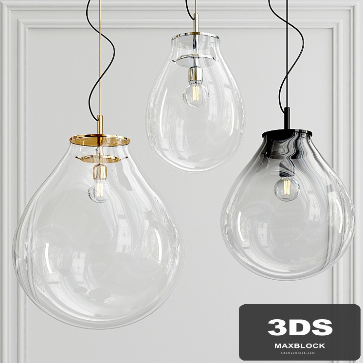 Tim Blown Glass Pendant Lamp