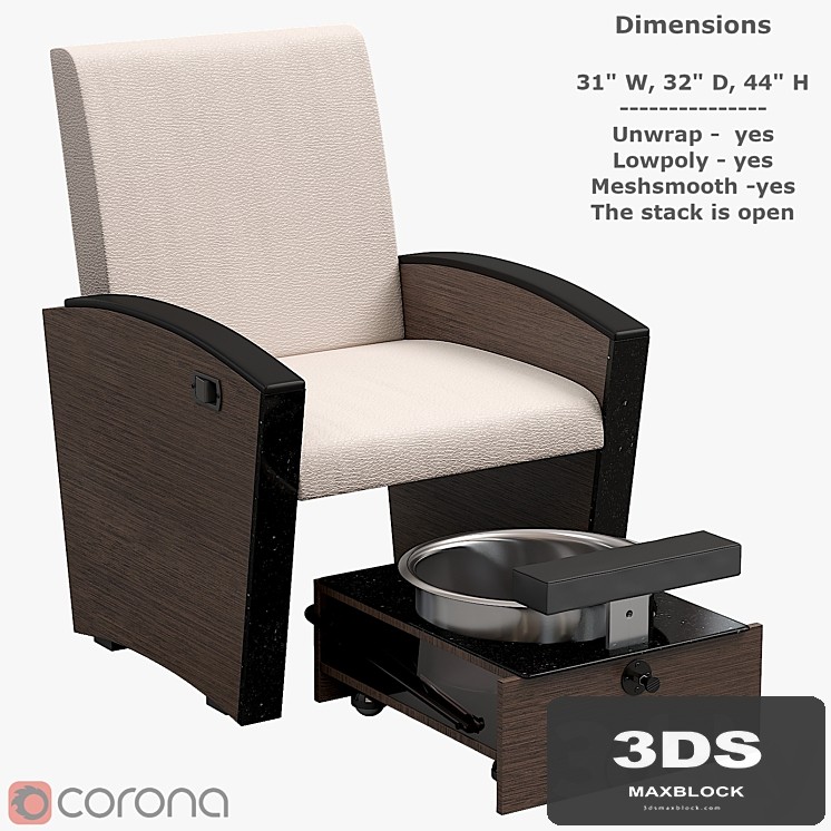 MYSTIA Pedicure chair