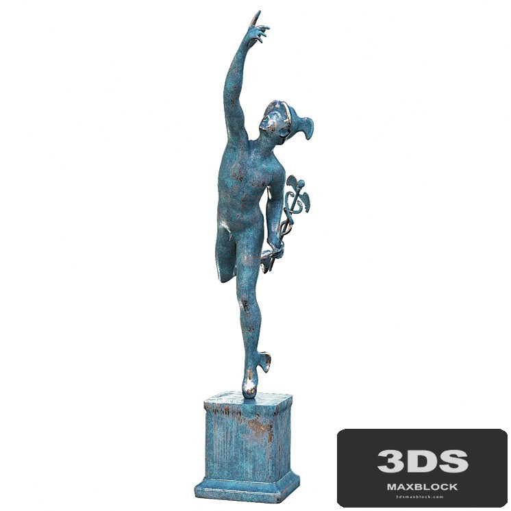 Statue of mercury