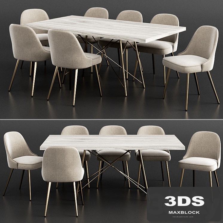 West Elm Dinning Set 15