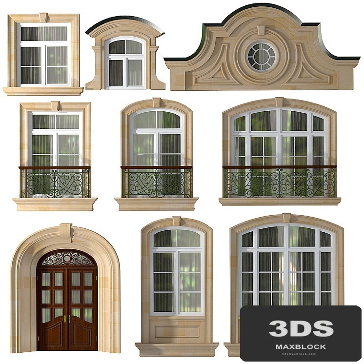Windows and doors in the style of modern classics
