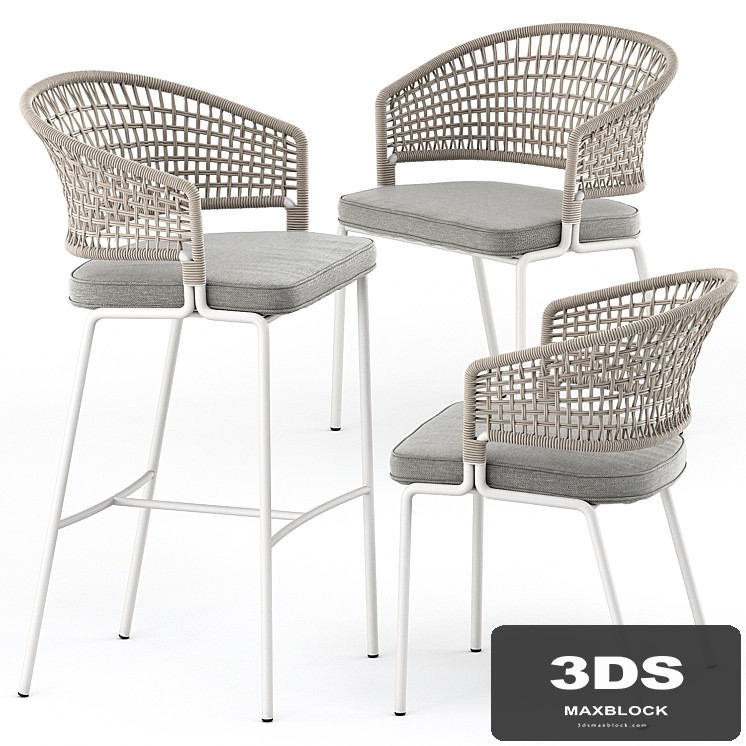 CTR armchair, CTR bar chairby Tribu