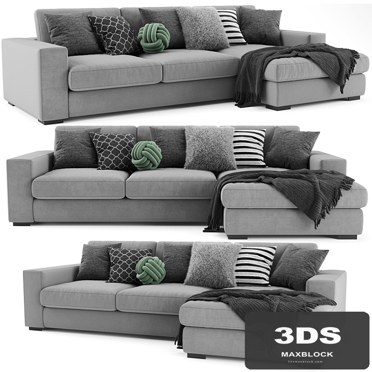 BoConcept Cenova Chaise Longue Sofa