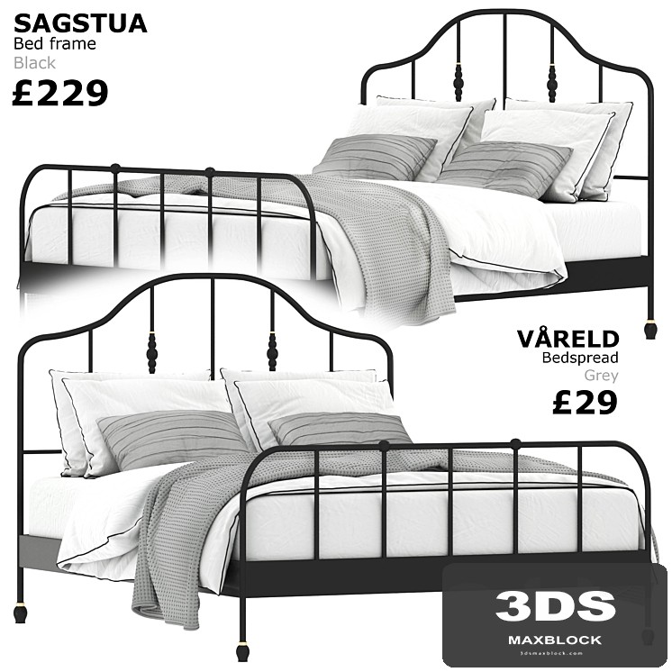 IKEA SAGSTUA Bed