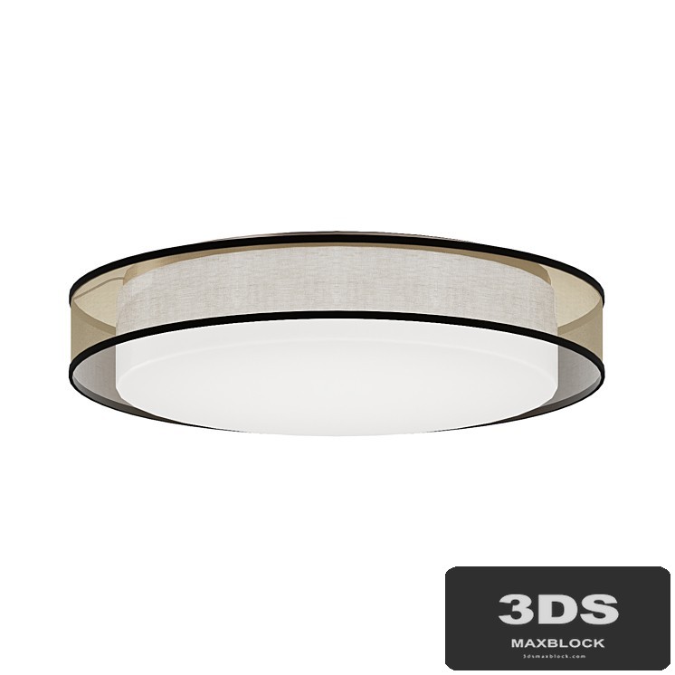 Ceiling lamp with textile decor VEDUM