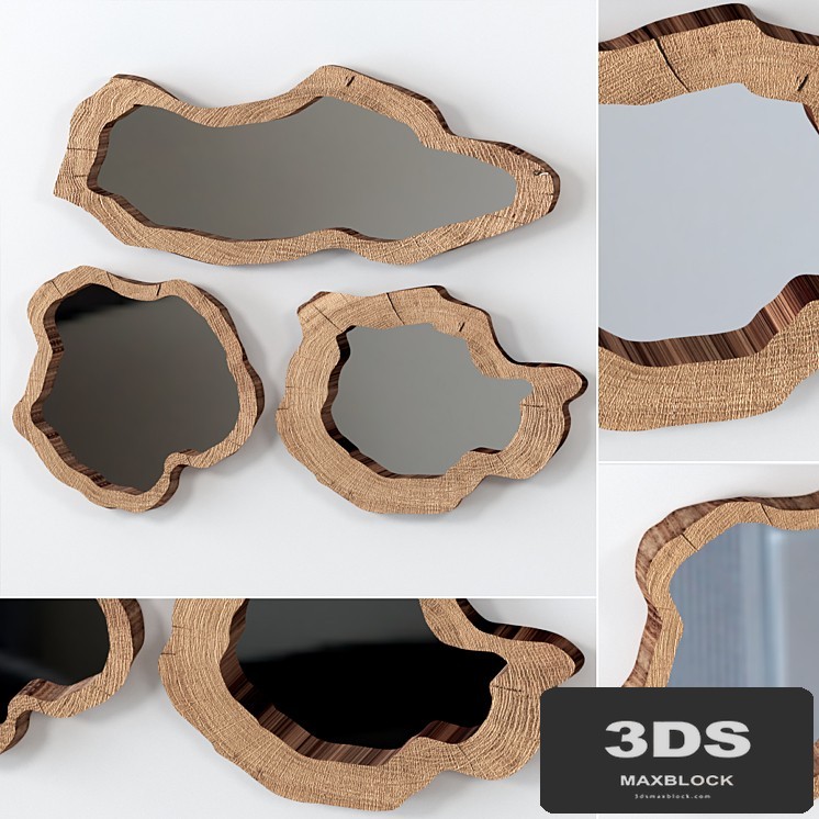 Collection of slab mirrors.