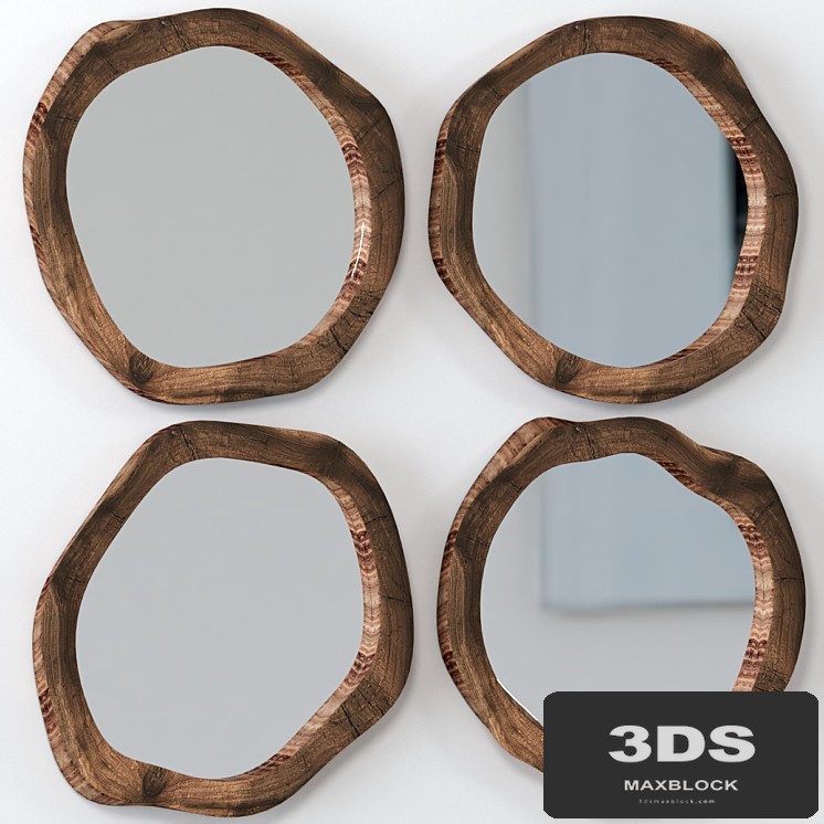 Collection of slab mirrors.