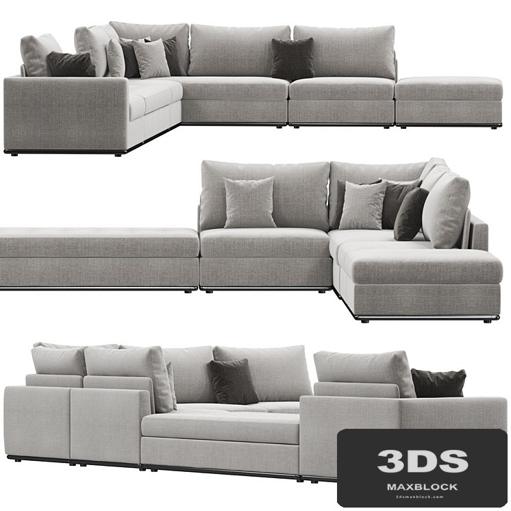 Modular sofa Giulio Marelli Oliver