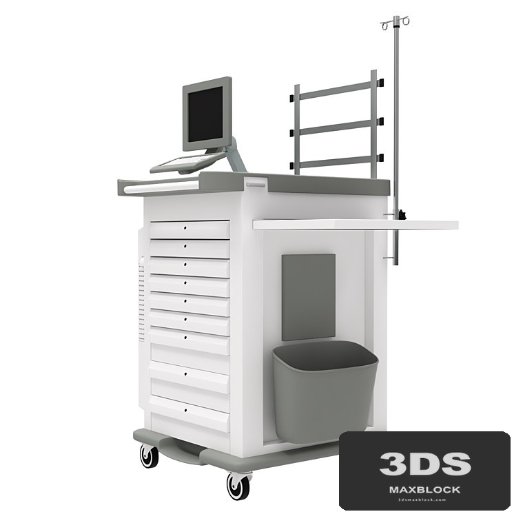Anesthetic trolley