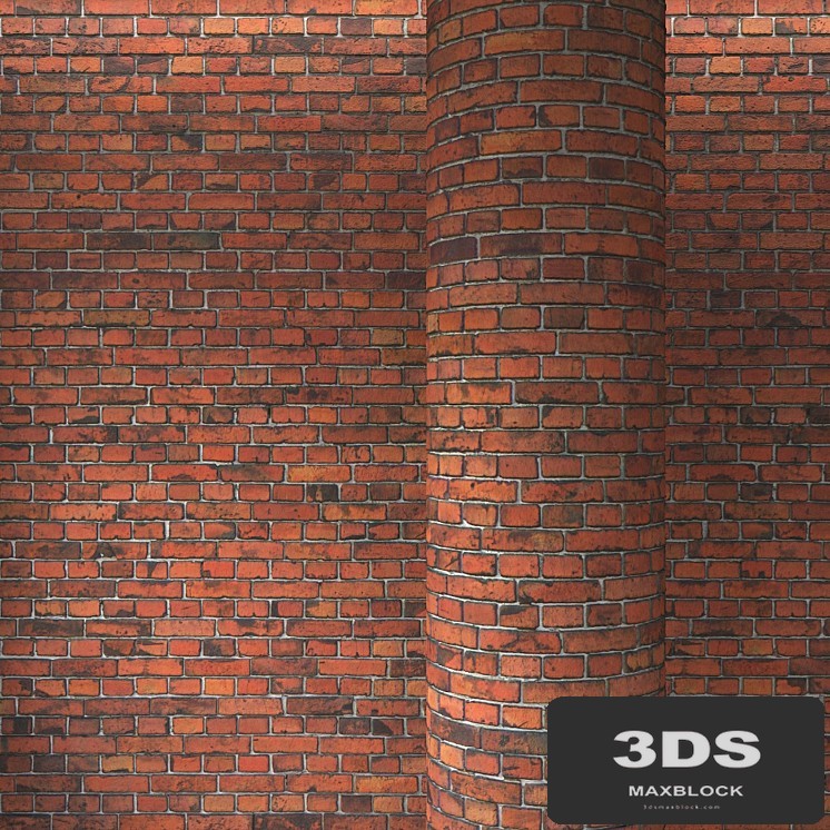 Brick red masonry