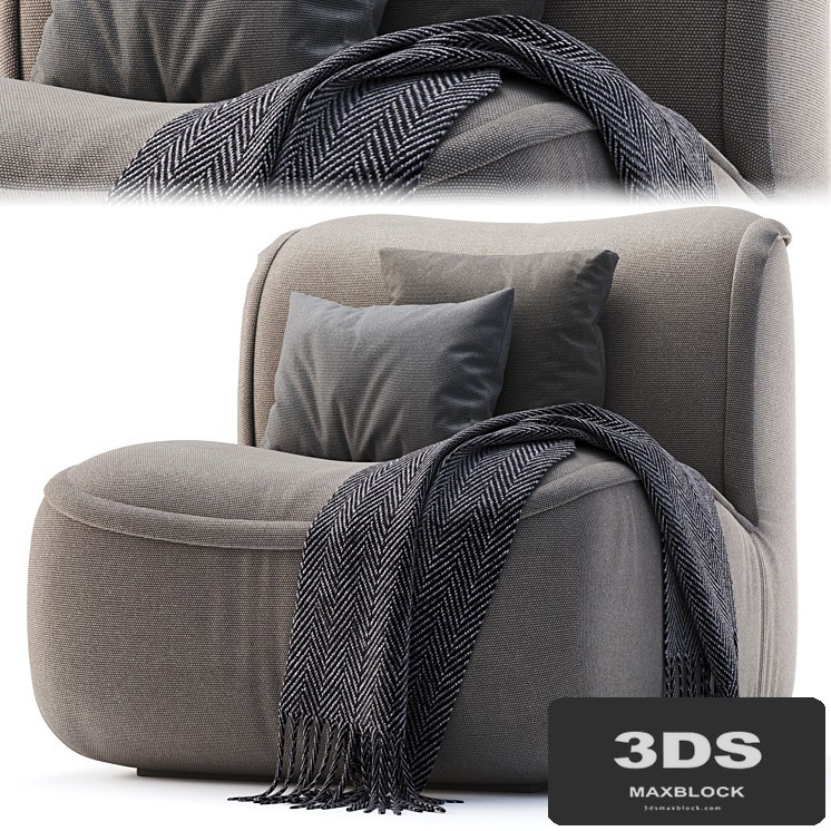 Pair of "Calida" Lounge Chairs Des. Arch. Giudici